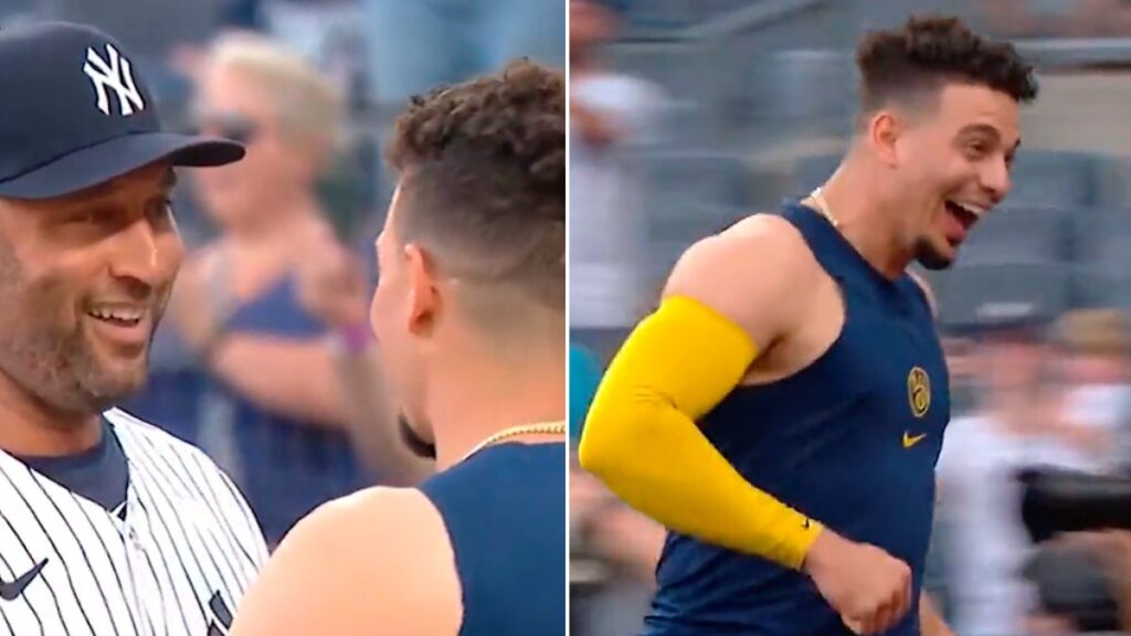 Willy Adames y Derek Jeter