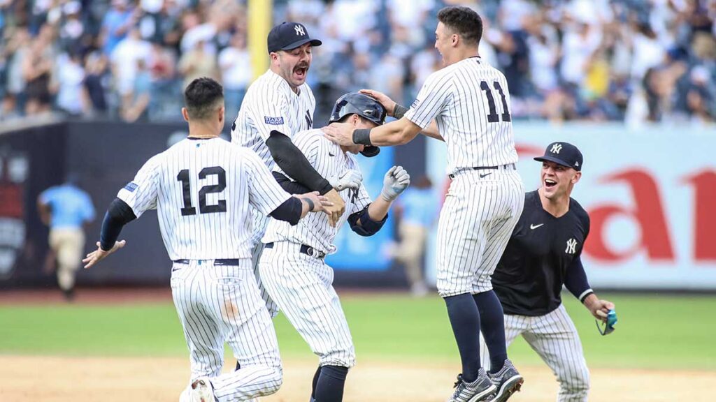 Anthony Volpe fue el héroe de los Yankees. Reuters